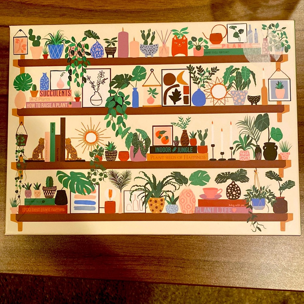 1000 piece “Plant Shelfie” jigsaw puzzle